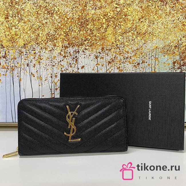 YSL MONOGRAM ZIPPY WALLET 01 - 1