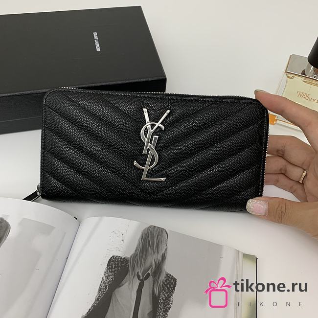 YSL MONOGRAM ZIPPY WALLET 02 - 1