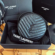 YSL VINYLE ROUND CAMERA BAG 01 - 1