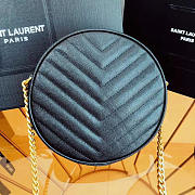 YSL VINYLE ROUND CAMERA BAG 02 - 4