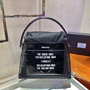 PRADA SIGNAUX NYLON AND LEATHER HOBO BAG 01 - 5