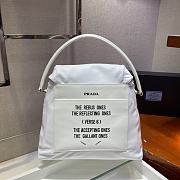 PRADA SIGNAUX NYLON AND LEATHER HOBO BAG 02 - 6