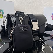 PRADA POCKET NYLON AND BRUSHED LEATHER BAG 01 - 5