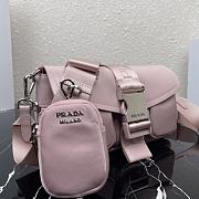 PRADA POCKET NYLON AND BRUSHED LEATHER BAG 02 - 2