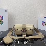 PRADA POCKET NYLON AND BRUSHED LEATHER BAG 03 - 1