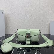 PRADA POCKET NYLON AND BRUSHED LEATHER BAG 04 - 1