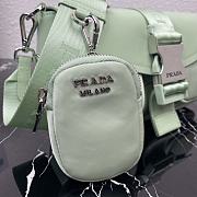 PRADA POCKET NYLON AND BRUSHED LEATHER BAG 04 - 3