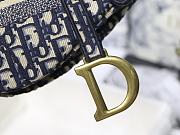 Dior Saddle Bag In Velvet - 25.5×20×6.5cm - 2