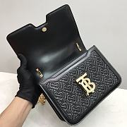 BURBERRY SMALL QUILTED MONOGRAM LAMBSKIN TB BAG - 5