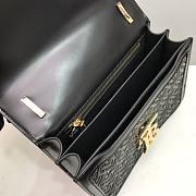 BURBERRY SMALL QUILTED MONOGRAM LAMBSKIN TB BAG - 3