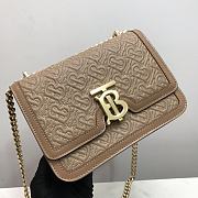 BURBERRY SMALL QUILTED MONOGRAM LAMBSKIN TB BAG 02 - 1