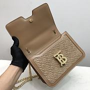 BURBERRY SMALL QUILTED MONOGRAM LAMBSKIN TB BAG 02 - 4