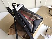 BURBERRY THE SMALL BANNER IN LEATHER AND HOUSE CHECK 01 - 4