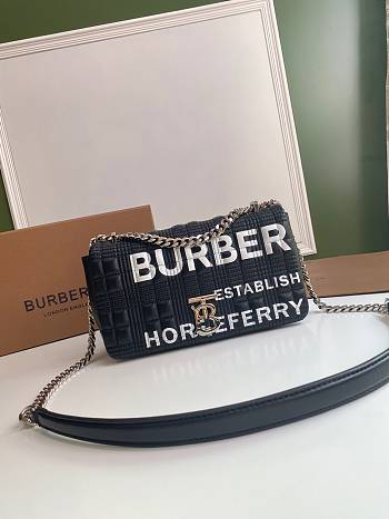 BURBERRY Small Horseferry Print Quilted Lola Bag 01
