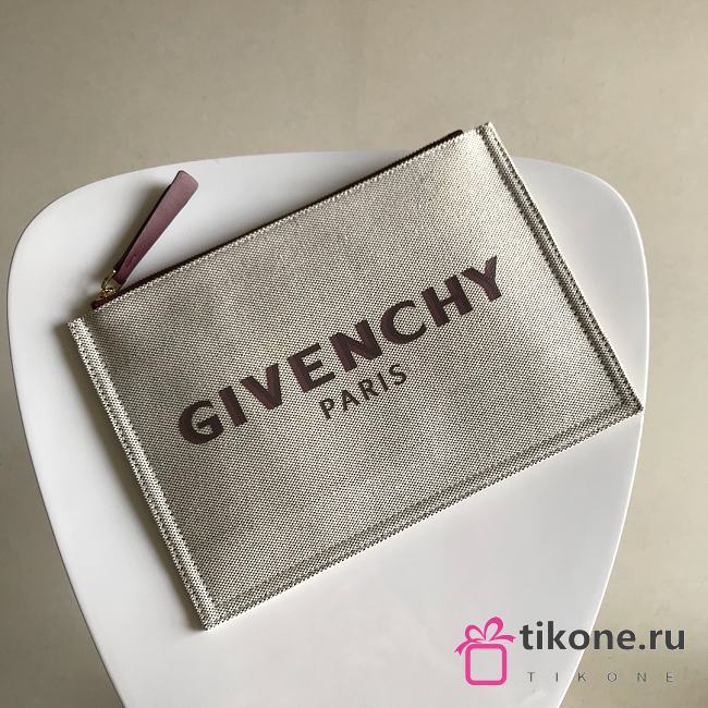 GIVENCHY BOND CANVAS POUCH - 1