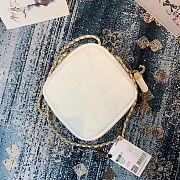 Chanel Small Diamond White Bag - 20×20×5cm - 2