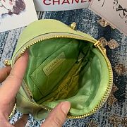 Chanel Small Light Green Diamond Bag - 20×20×5cm - 3