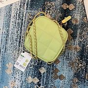 Chanel Small Light Green Diamond Bag - 20×20×5cm - 2