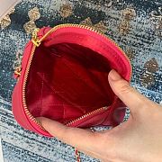 Chanel Small Diamond Red Bag - 20×20×5cm - 4