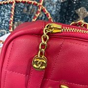 Chanel Small Diamond Red Bag - 20×20×5cm - 2