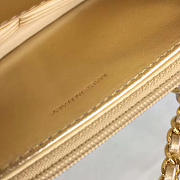 Chanel Woc Gold Leather Handbag 19cm  - 5