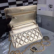 Chanel Woc Gold Leather Handbag 19cm  - 2