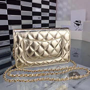 Chanel Woc Gold Leather Handbag 19cm  - 3