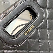 Chanel Black Leather Handbag - 20×27×6cm - 3