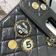 Chanel Black Leather Handbag - 20×27×6cm - 2