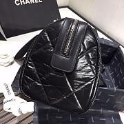 Chanel Black Bowling Bag - 27×16×14cm - 3