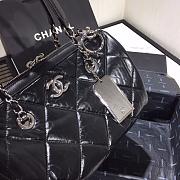 Chanel Black Bowling Bag - 27×16×14cm - 5