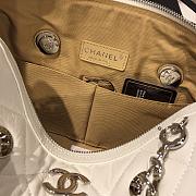 Chanel White Bowling Bag - 27×16×14cm - 6