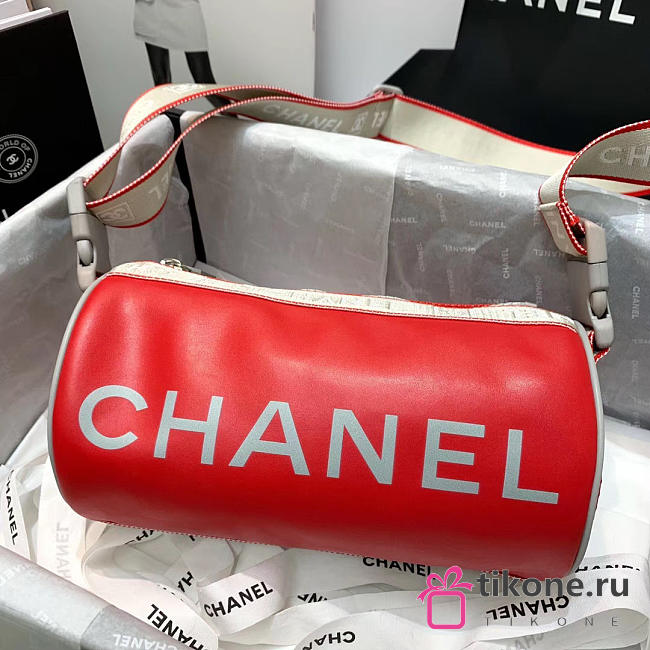 Chanel Bumbag In Red Leather - 24×13×13cm - 1