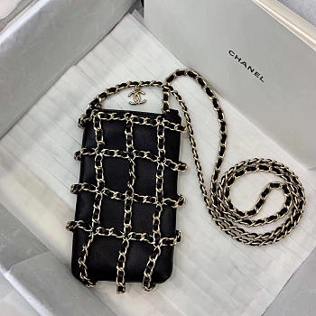 Chanel Phone Case With Chain 