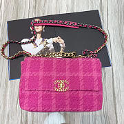 Chanel 19 Caro Pink Handbag 30cm - 1