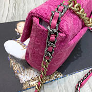 Chanel 19 Caro Pink Handbag 30cm - 2