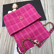 Chanel 19 Caro Pink Handbag 30cm - 6