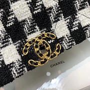 Chanel 19 Caro Black & White Handbag 30cm - 6