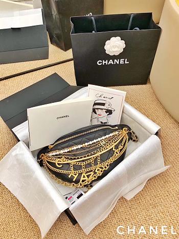 Chanel Bumbag With Chain & Pearl