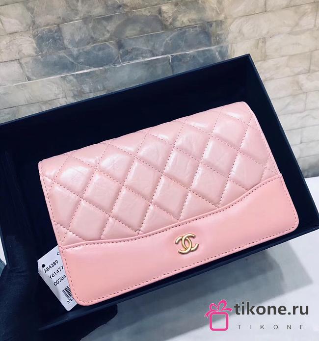 Chanel Woc 2021 Light Pink Lambskin - 19×13.5×3.5 cm - 1