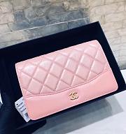 Chanel Woc 2021 Light Pink Lambskin - 19×13.5×3.5 cm - 1