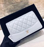 Chanel Woc 2021 Light Blue Lambskin - 19×13.5×3.5 cm - 1