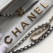 Chanel Gabrielle Hobo Bag Crocodile Embossed Calfskin 02 - 4