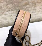 Chanel Beige Mini Round Bag 12cm - 5