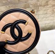 Chanel Beige Mini Round Bag 12cm - 2