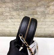 Chanel Black Mini Round Bag 12cm - 5