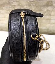 Chanel Black Mini Round Bag 12cm - 2