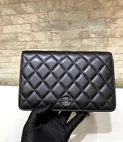 Chanel Woc Shiny Black Bag - 19×13×3.5 cm - 1