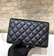 Chanel Woc Shiny Black Bag - 19×13×3.5 cm - 3