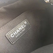 Chanel All Black Leather Handbag - 21×7×22cm - 2